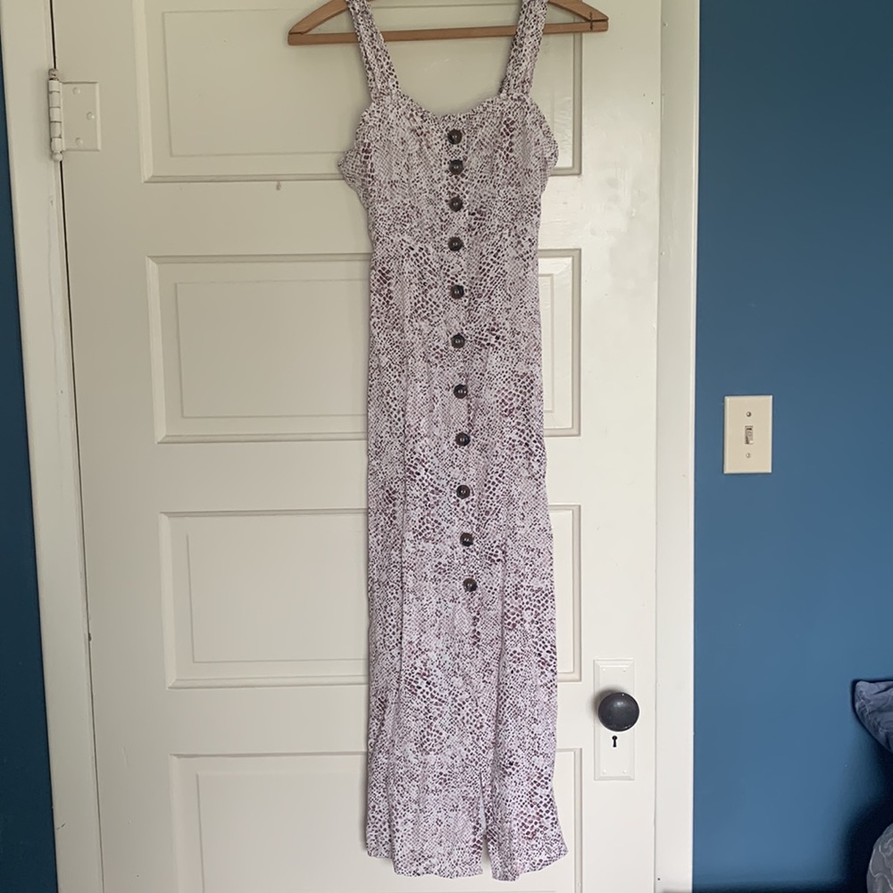 Japna MIDI Button-Down Dress